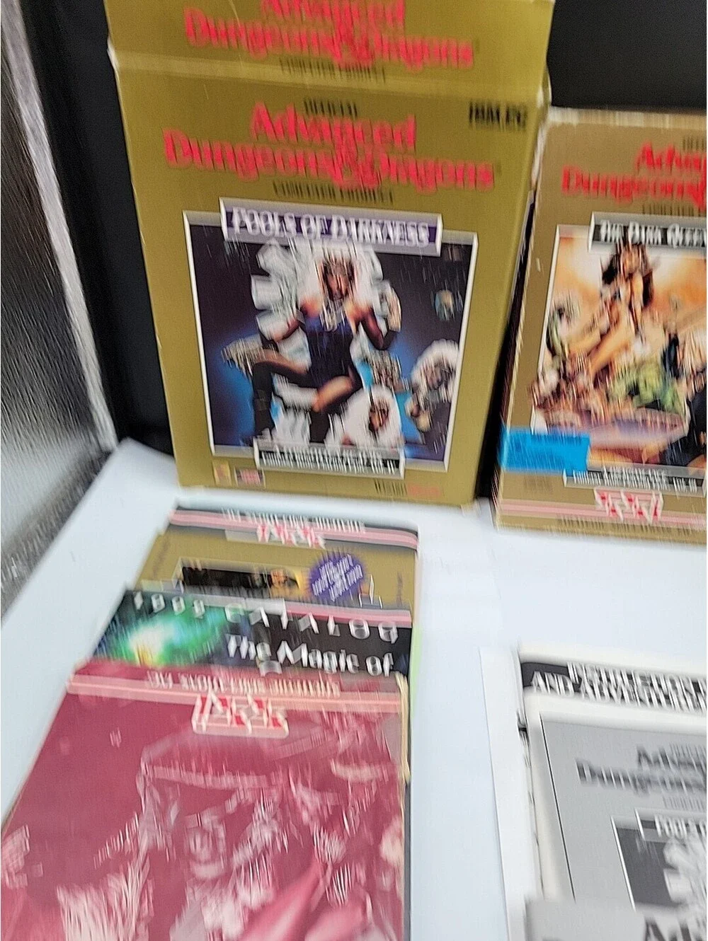 Advanced Dungeons Dragons SSI PC  Lot Eye Beholder Krynn Pools Darkness No Disks